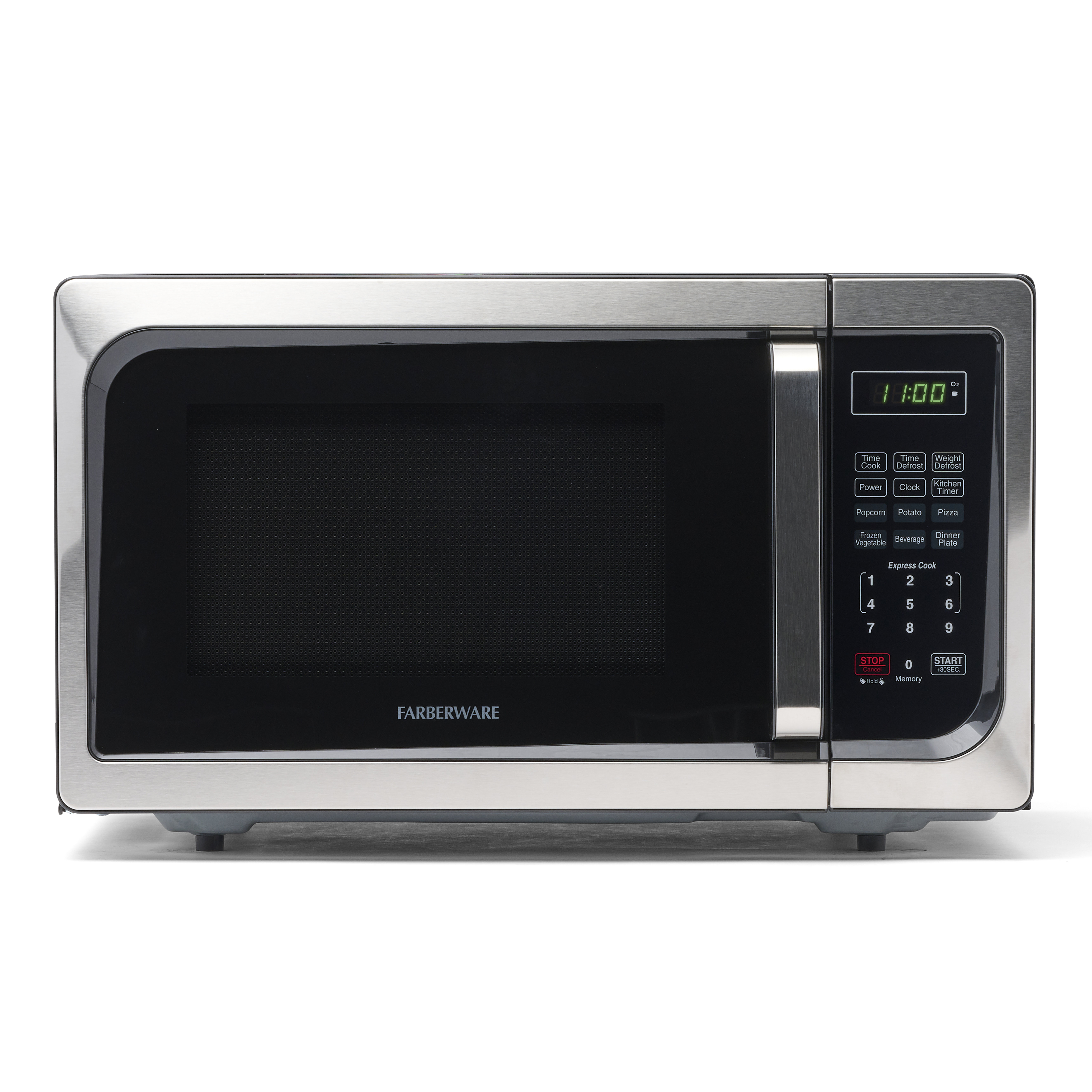 Farberware Compact Countertop Microwave Oven, 0.9 cu. ft., 900 Watts ...