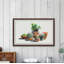 « poted plante », impression encadrée-394900405