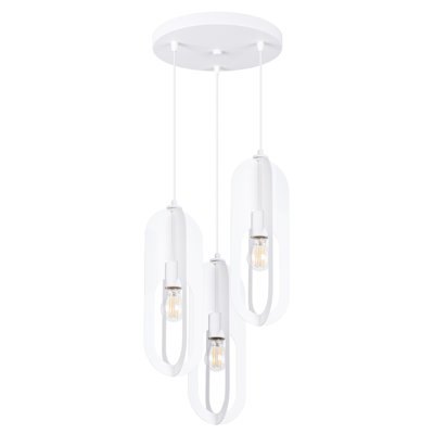 Bernold 3 - Light Stainless Steel Pendant