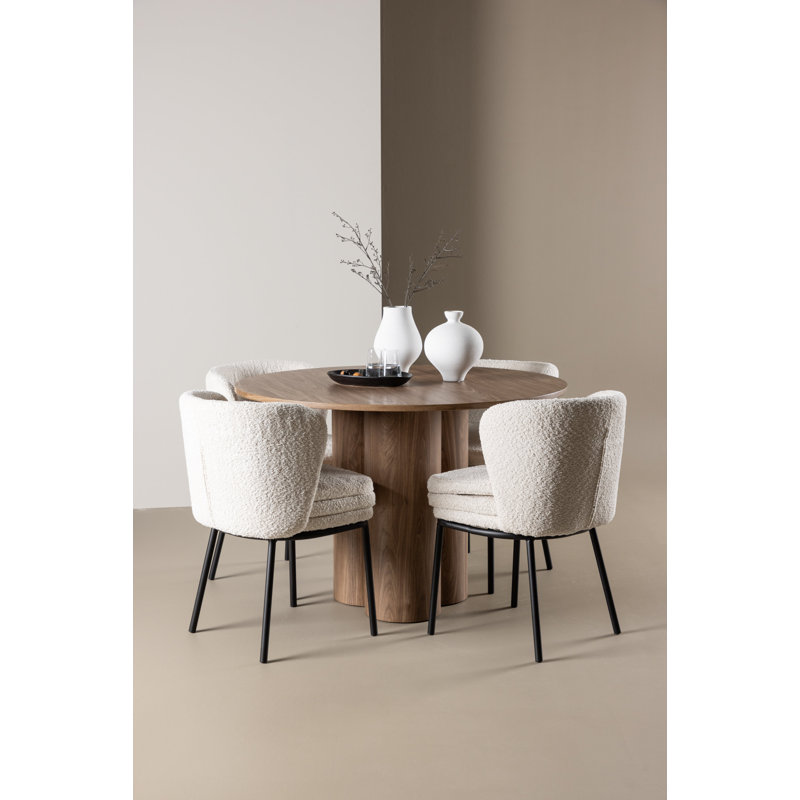 Sussex 4 - Person Dining Set, Brown