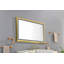 Miroir de salle de bain 48 "x 30" avec cadre en aluminium et miroir mural