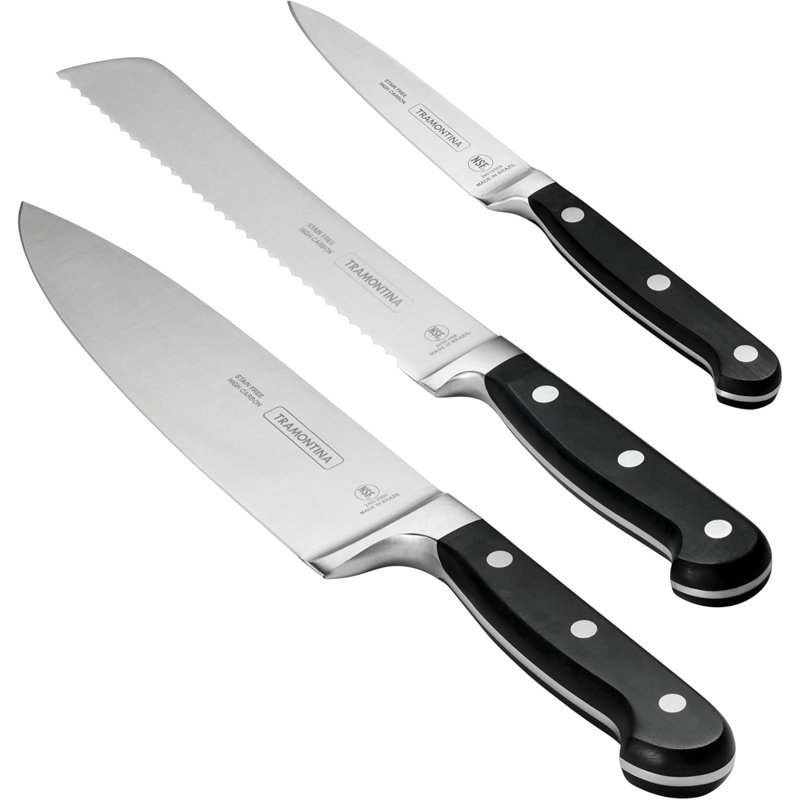 Tramontina Pro Series Forged 3-Piece Precision Knife Set
