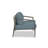 Delaine 56.5'' Wide Straight Powder Coated Aluminum Loveseat with Cushions-70110007-70110011
