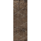 Rapture Brown/Gray Geometric Luxury Area Rug