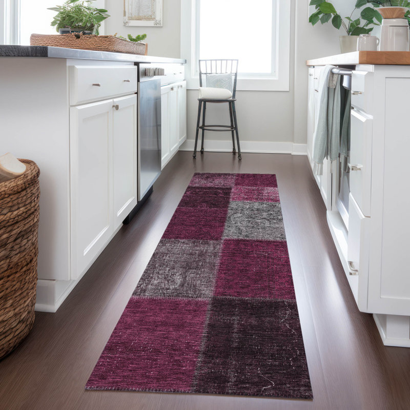 Tapis intérieur / extérieur Ayush, Tapis de couloir 2 pi 3 po x 7 pi 6 po
