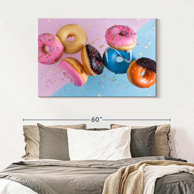 Yarlin Doughnut Party, 32" H x 48" W