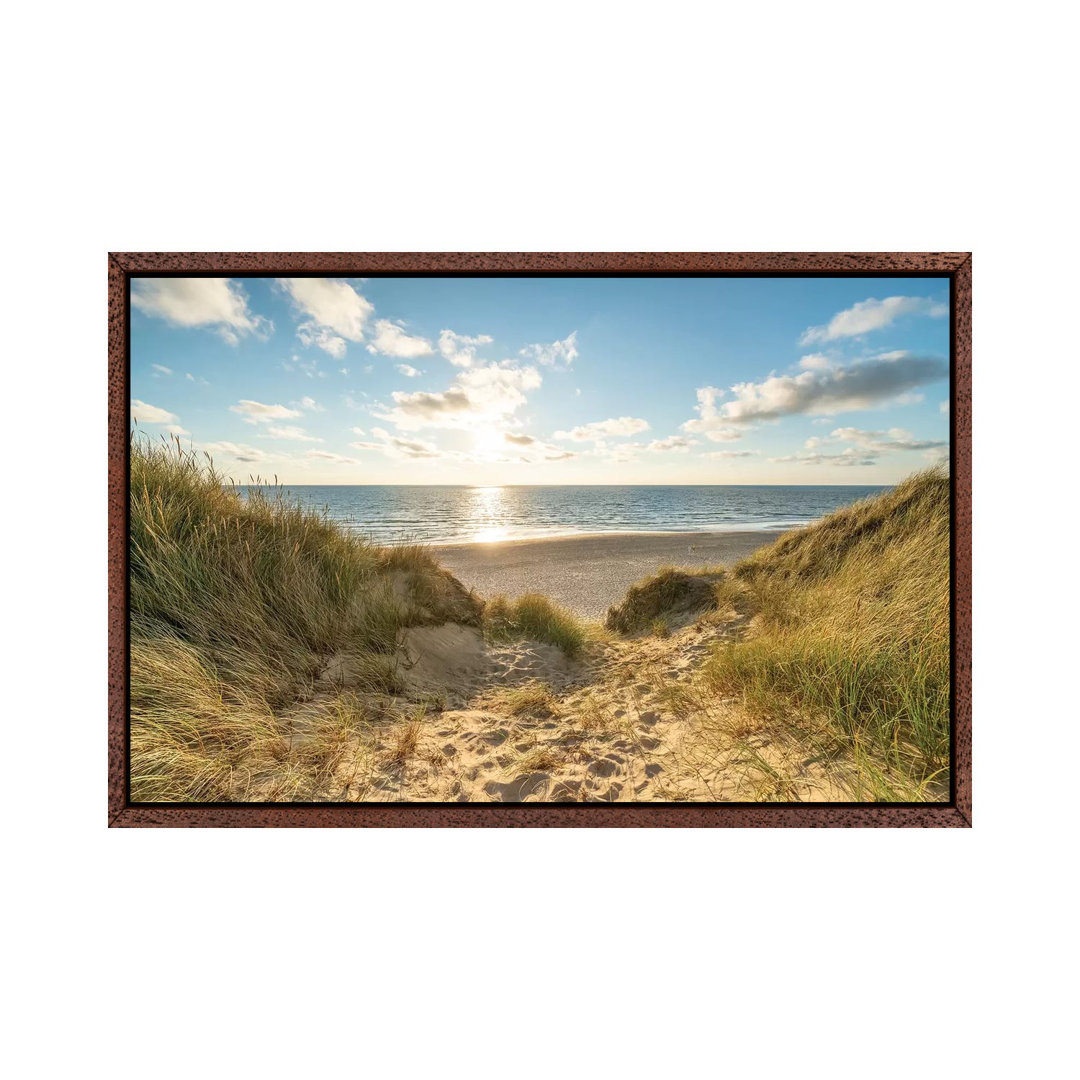 Dune Landscape At The North Sea Coast On Sylt by Jan Becke - Print on Canvas