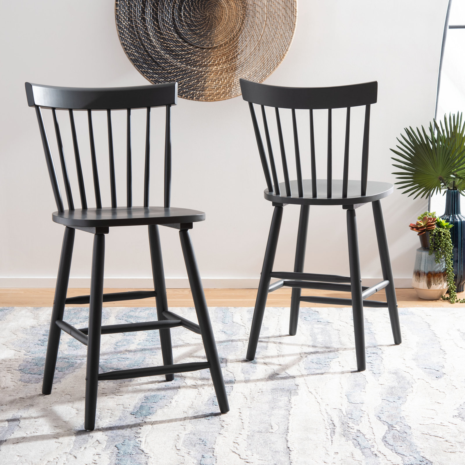 Stacee Solid Wood Bar & Counter Stool, Natural, Counter Stool (24" Seat Height)