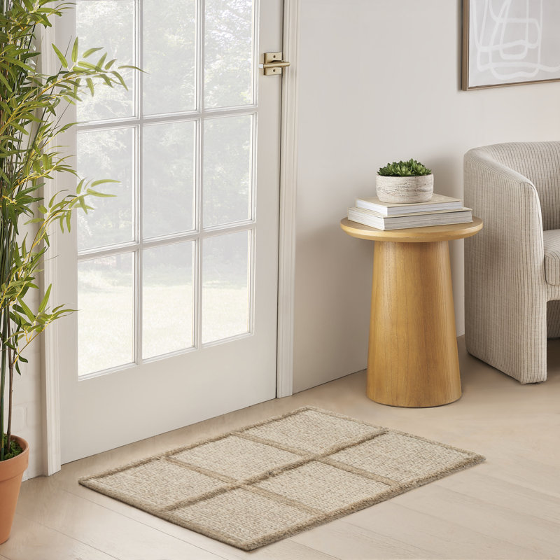 Tapis d'intérieur moderne chameau 2 pi x 3 pi D Cadre, Rectangulaire 2 pi x 3 pi