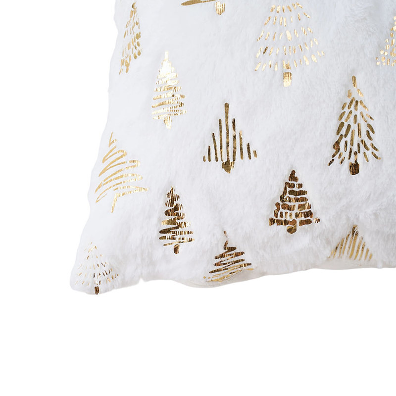 Backrest Cushion, Green/White Christmas 1