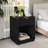Valerica Fluted Nightstand with LED Light and Charging Station-288478847