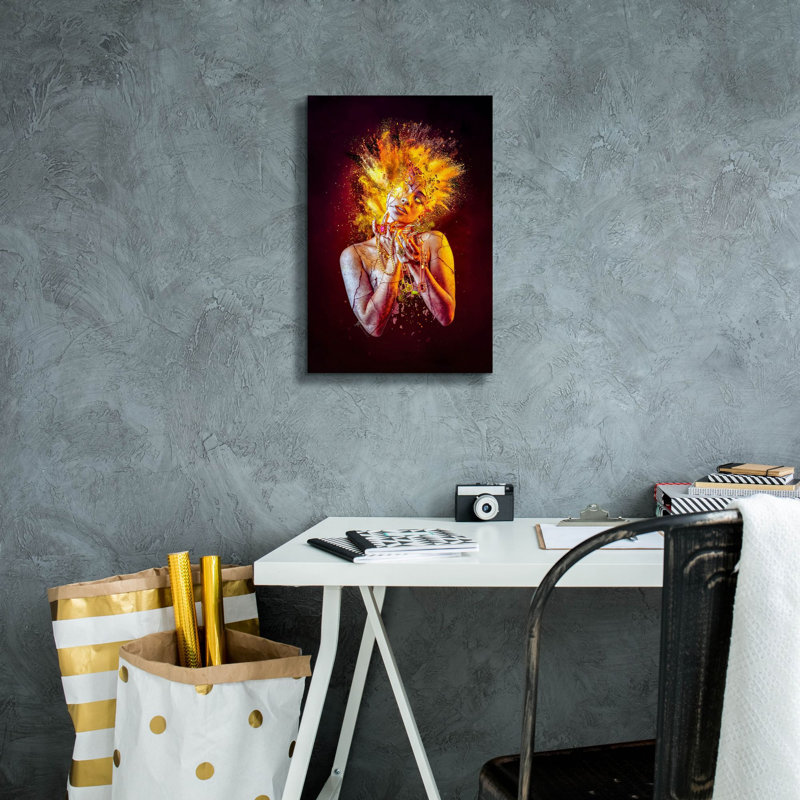 «Greed - Paradise Lost Seven Mortly Sins» par Mario Sanchez Nevado, art mural sur toile, H 18 po x l 12 po x P 0,75 po