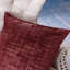 Housse de coussin réversible en velours texturé Euro-114189953