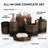 Luxurious Glass Soap Dispenser with Pewter Detailing for Christmas Elegant Bathroom Decor and Accessories