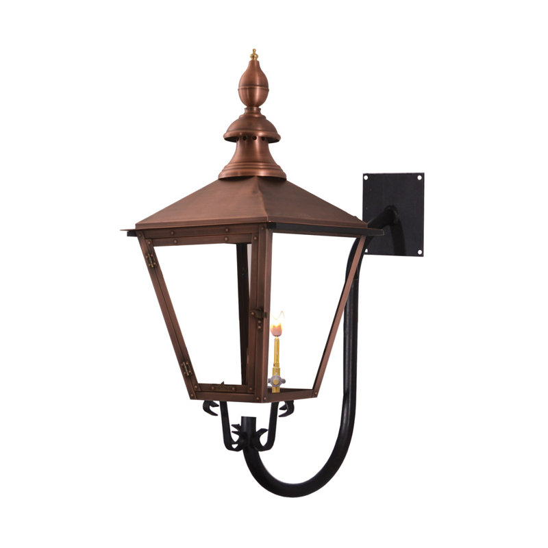 Charlestown Outdoor Wall Lantern, 32" H x 14" W x 16" D