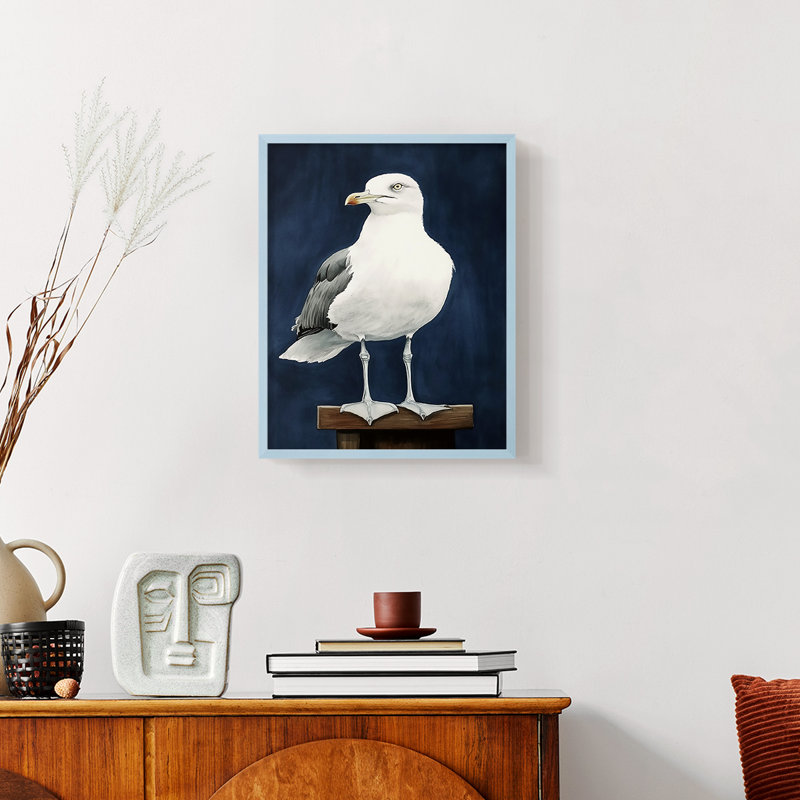 NAUTICAL Series Cxxxi - reproduction encadrée de qualité supérieure - prête à être accrochée - aucun clou requis, Doré