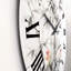 Horloge murale rétro en bambou monochrome III-60280157