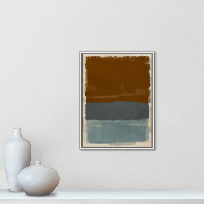 «Turbulent Honesty Print» par Marcus Prime, Flotteur blanc, 19.5' W x 25.5' H