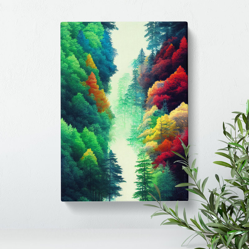 Wondrous Forest - Wrapped Canvas, 50cm H x 35cm W x 3cm D