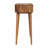 Solid Wood Mini Pink Dressing Table, 4 Compartments, Nordic Legs