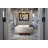 Whirlpool Tub,73" X 48" Jetted Bathtub For 2 Person, Hydro Massage & Chromatherapy,3 Sided Apron,Acrylic ,110 Gallons,Left Drain