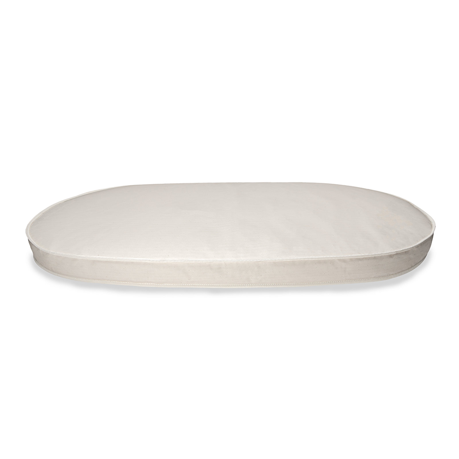 Organic Breathable Oval Crib Mattress (For Stokke Sleepi Bed V3), 27.5" H x 53.7" W x 3" D