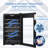 16.9'' 24 Bottles Wine Refrigerator (40°F To 65°F) With Upgraded Compressor Cooling Digital Temperature Control Mini Wine Cellar