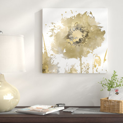 " Flower Burst In Gold I "