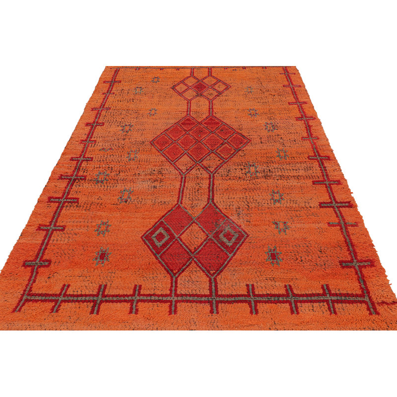 One-of-a-Kind 6'2”x8'11” Hand Knotted Area Rug