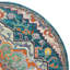 Gonzalez Oriental Teal/Rose/Orange Area Rug-63374309
