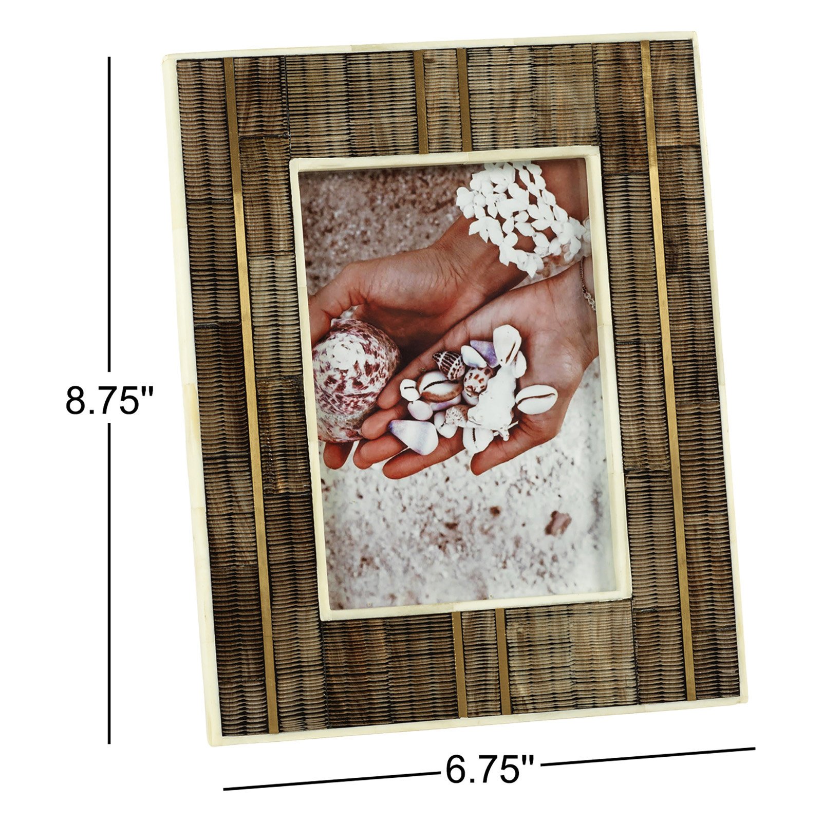 Brown Bone Matte Picture Frame