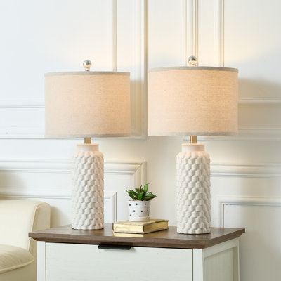 21" H Dimmable Ceramic Table Lamps