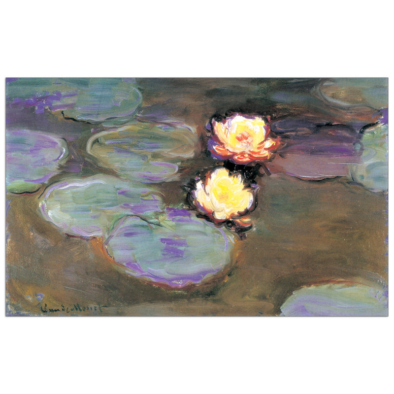Claude Monet - No Frame Print on Wood, 62cm H x 100cm W x 1.8cm D