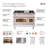 ILVE Nostalgie II Series 48 in. Dual Fuel Range with 8 Sealed Burners, Griddle (Liquid Propane, Solid Door)-99298707-99298670