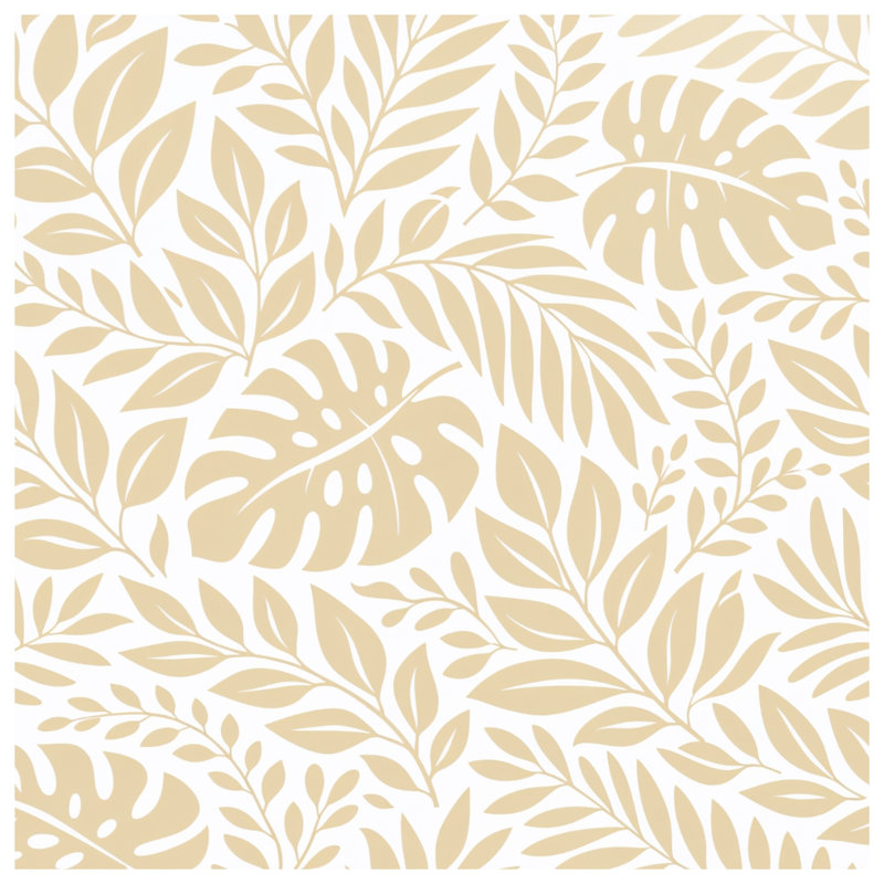 Tropical Leaf Pattern Blankets, 60in W x 80in H