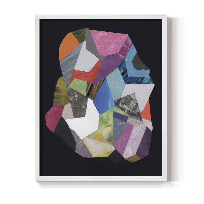 Danse avec moi II, reproduction encadrée - bois massif, H 21 po x l 17 po, Blanc