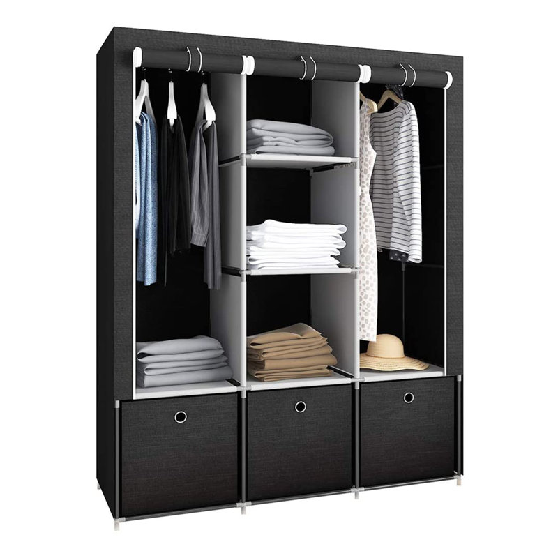 17.3'' Fabric Portable Wardrobe