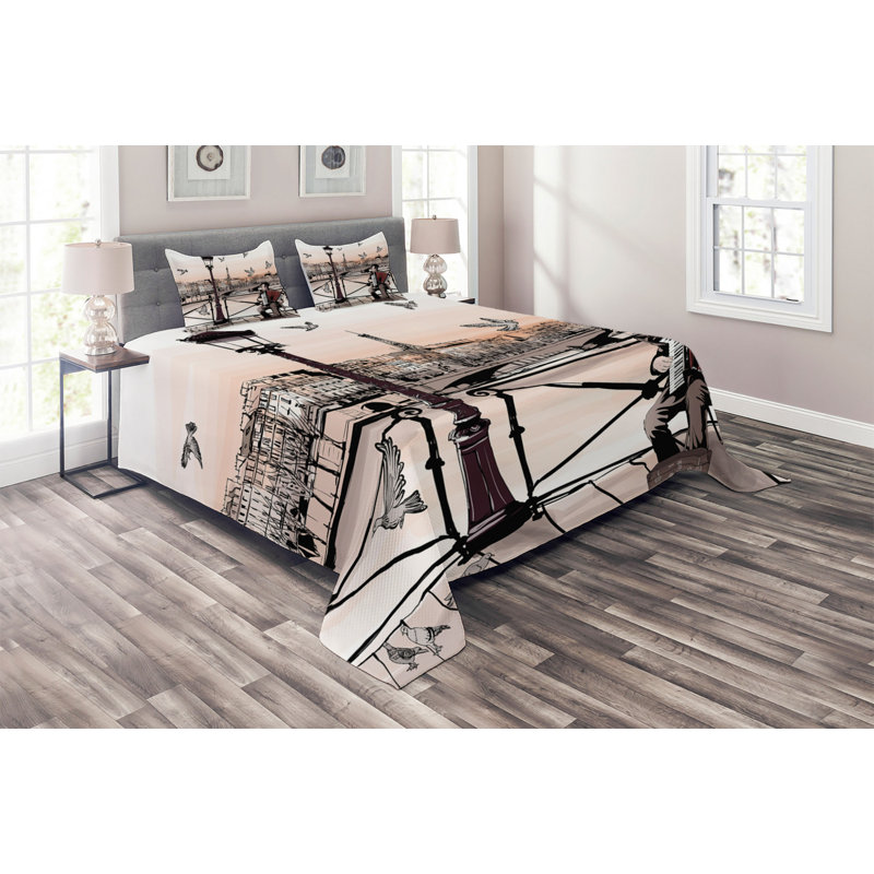 Music Eclectic Polyester Coverlet