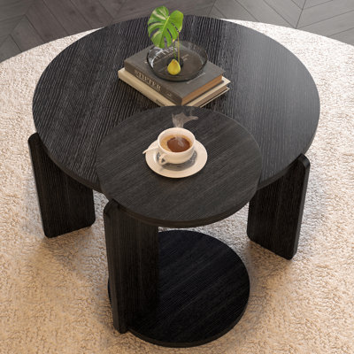 Ensemble de 2 tables basses gigognes