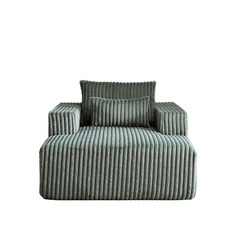 Fauteuil de salle à manger 62,5 pouces Fluffy