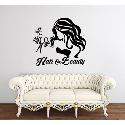 Adhésif décoratif pour cheveux et salon de beauté