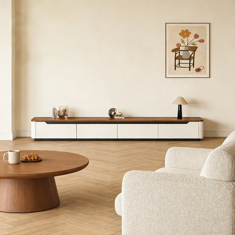 Meuble télé Minimalist, 13.38"H x 86.61"L x 11.81"W