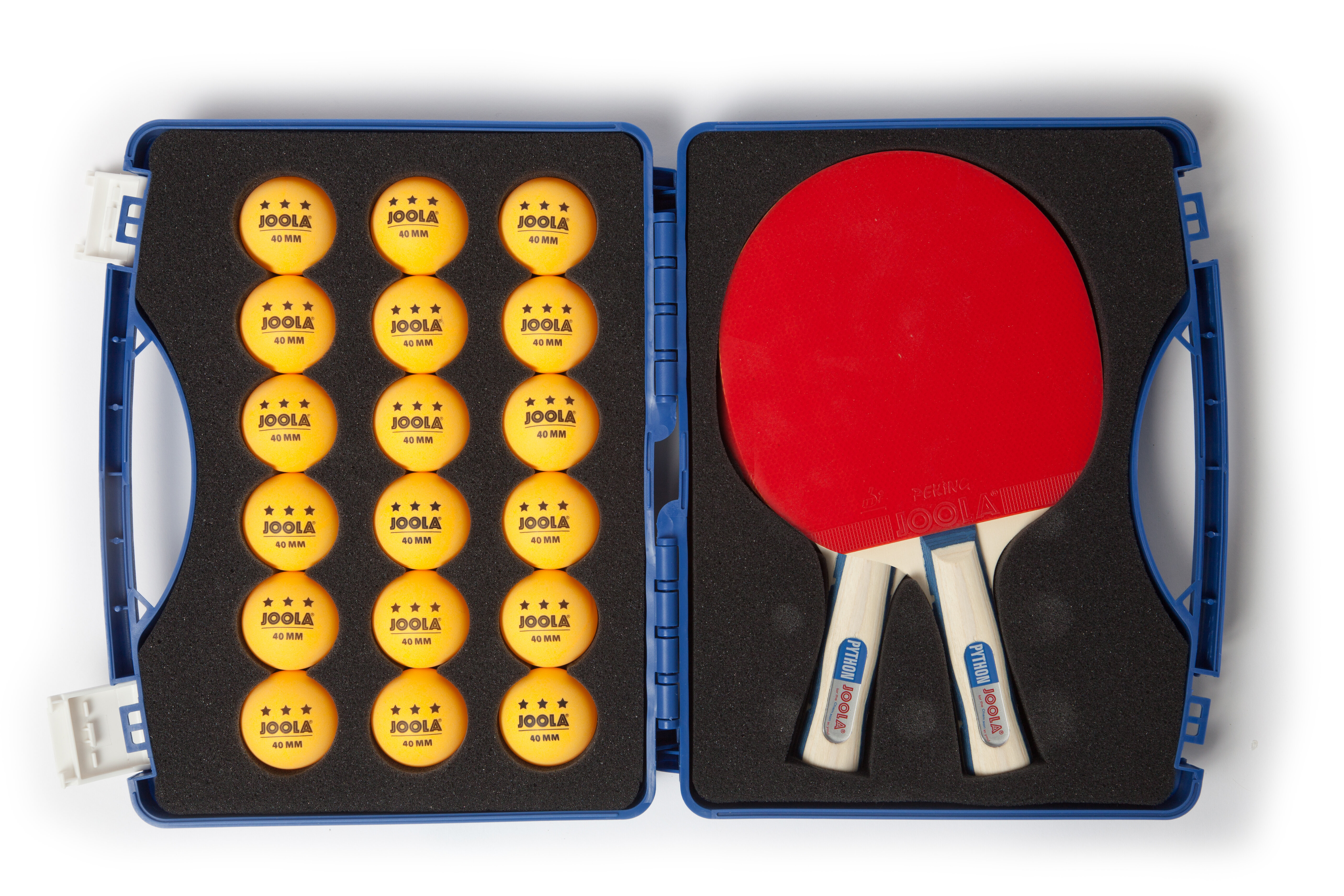 Balles de tennis de table/ping-pong Matrix de taille officielle, 3 étoiles,  blanc, 40 mm, paq. 30