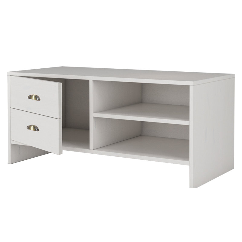 Starbuck Storage Bench, White