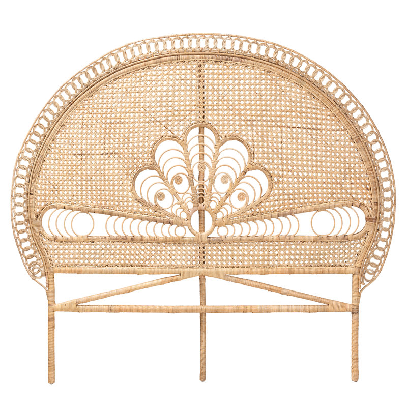 Berthalee Wicker Panel Headboard
