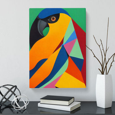 Cockatoo Cubism - Wrapped Canvas
