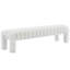 Gliese 160cm Beige Linen H-Shape Channel Tufted Upholstered Bench-979132993-979132995