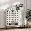Console de bar 44,3 po avec portes et tiroir Vintage Rustic
