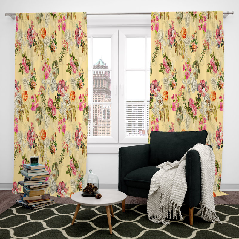 Rideau en polyester Marchlik, L 40 po x L 52 po