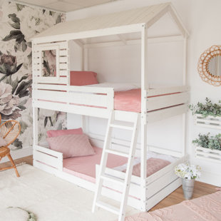 Kids Twin Bunk Bed